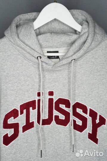 Stussy худи серое