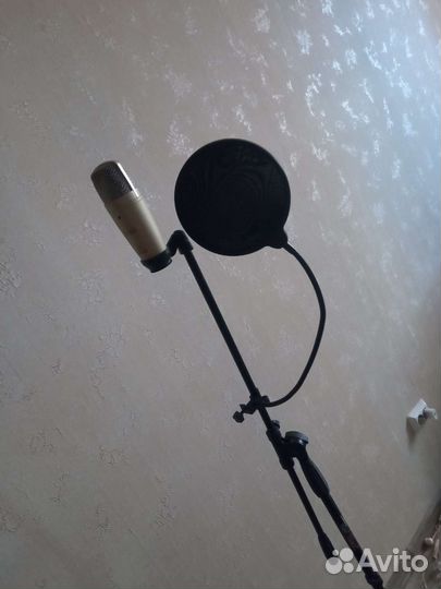 Микрофон Behringer C-1U + фильтр
