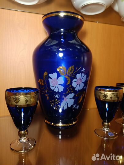 Рюмки бокалы фужеры богемия