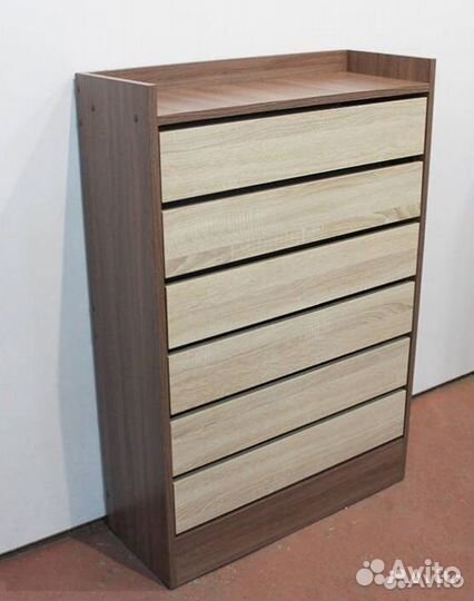 Тумба под обувь на 3 ящика Шимо тёмный/Дуб сонома