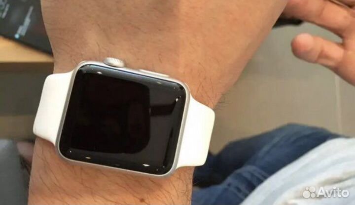 Apple watch s3 42 mm серебро