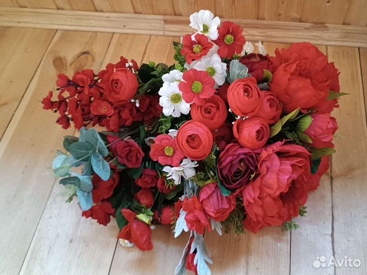 Набор искусственных цветов для декора и творчества