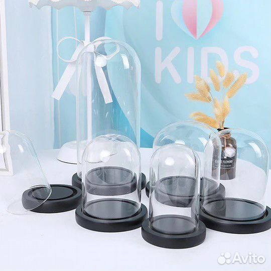 Стеклянная колба колпак купол