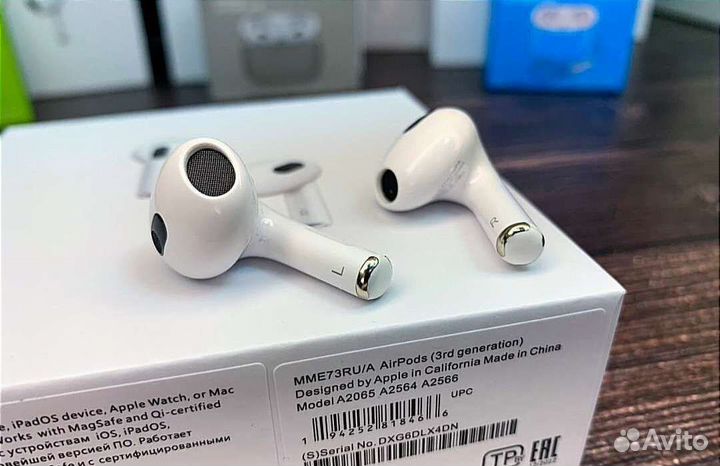 Наушники airpods 3 + чехол