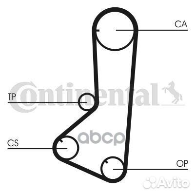 Ремень грм CT839 Continental