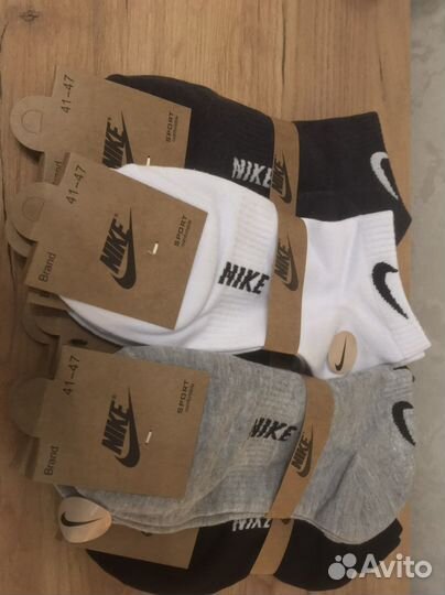 Носки Nike короткие 10 пар