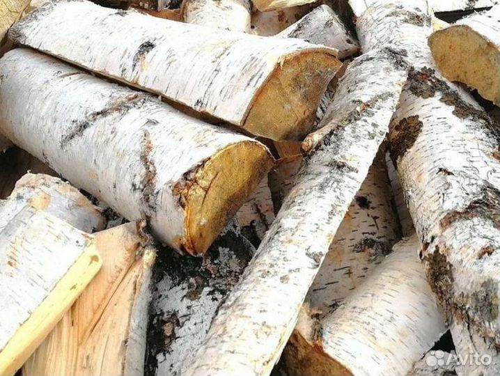 Дрова берёзовые колотые насыпь от производителя