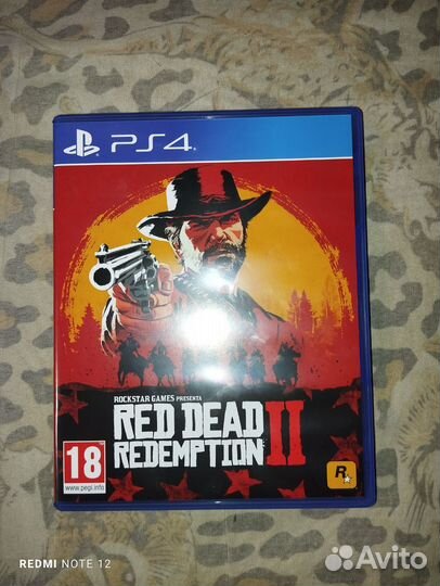 Диск Red Dead Redemption 2 в отличном состоянии