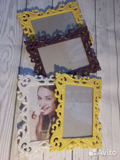 Красивые рамки для фото 10 15/ 4 штуки