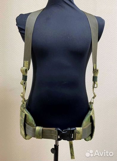 Боевой пояс с баллистическим пакетом и лямками Бр1