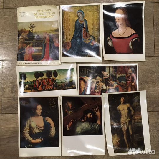Открытки с живописью, иллюстрациями