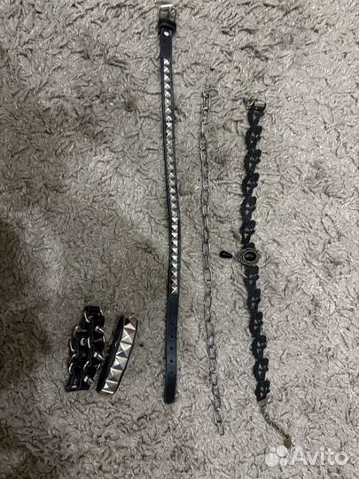 Готические чокеры, браслеты, украшения