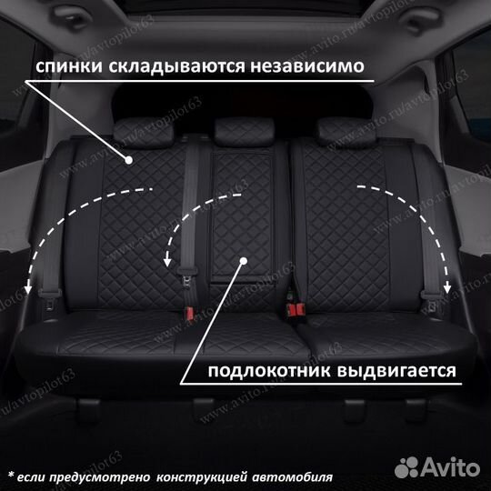 Авточехлы из экокожи на SsangYong Kyron
