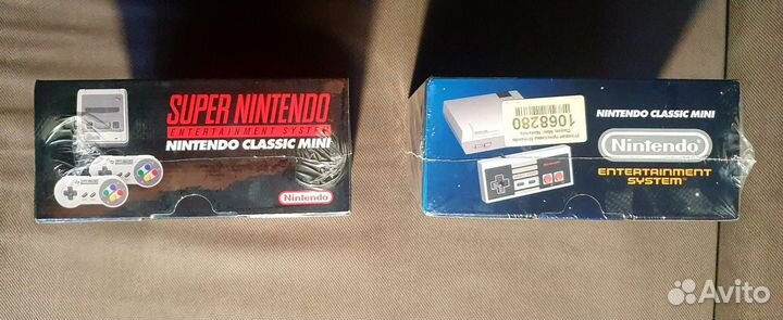 NES и snes classic mini новые в плёнке