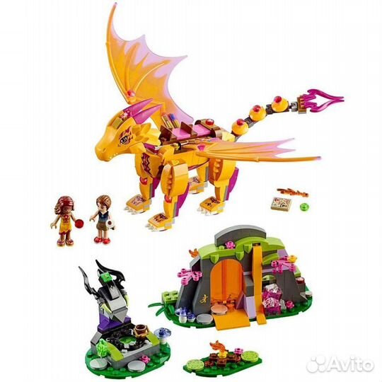 Lego Elves Лавовая пещера дракона огня 41175 новый