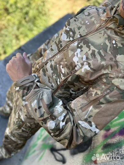 Костюм тактический Softshell мультикам