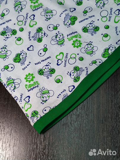 Детская футболка с пчелками, 6-12 месяцев