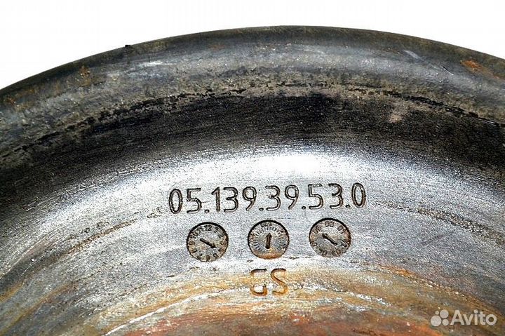 Стакан пневмобаллона прицепного моста, левый schmi