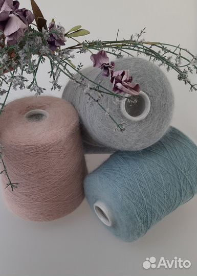 Пряжа в бобинах италия