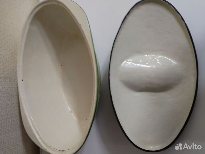 Утятница чугунная эмалированная