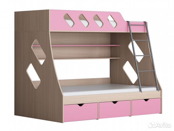 Кровать двухъярусная дельта-20.01