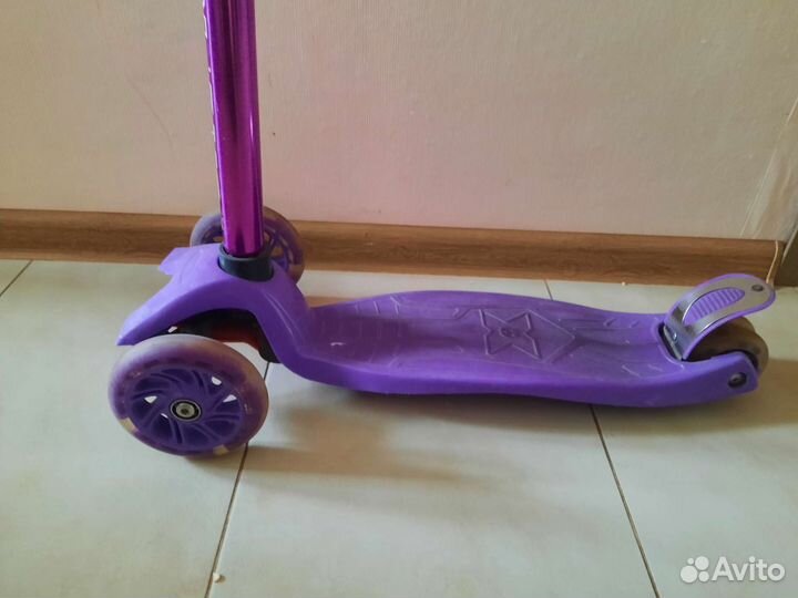 Самокат детский трехколесный