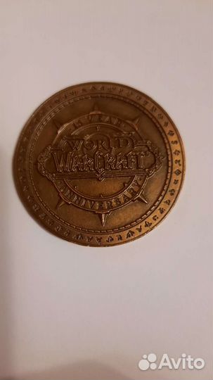 Жетон монета Blizzard World Of Warcraft 15 лет
