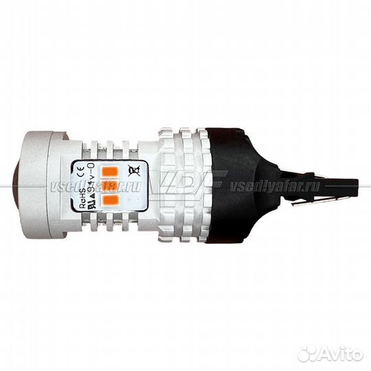 Светодиодная лампа 7440-3020-14SMD (красный), 14W