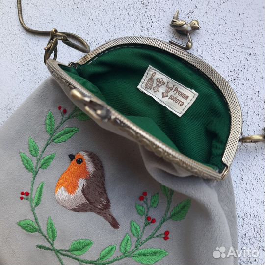 Сумка женская с фермуаром (косметичка)