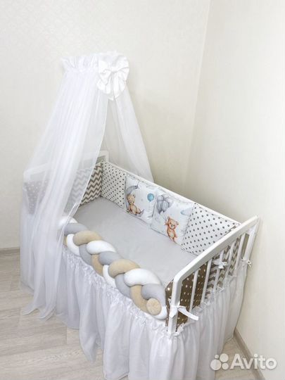 Бортики в детскую кроватку