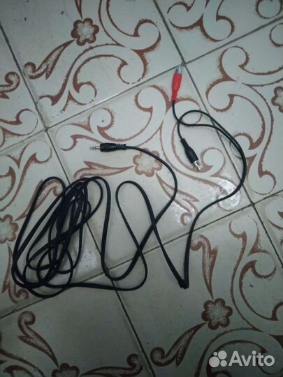 Кабели RCA-1-2, S-video, 3,5-jack