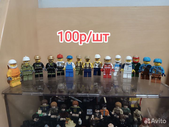 Lego минифигурки (100шт)