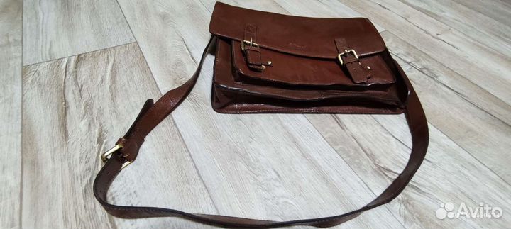 Сумка мужская из натуральной кожи Ashwood