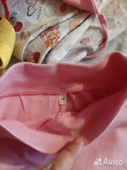 Боди и ползунки новые рост 74-80