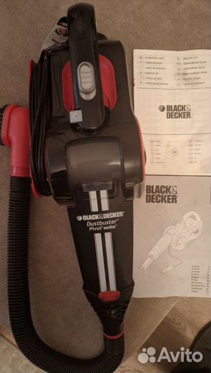 Автомобильный пылесос black & decker