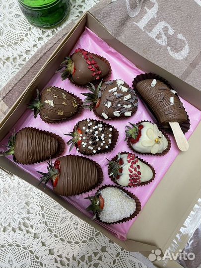 Клубника в бельгийском шоколаде