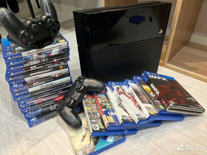 Sony playstation 4 Fat PS4 500 игр + доставка