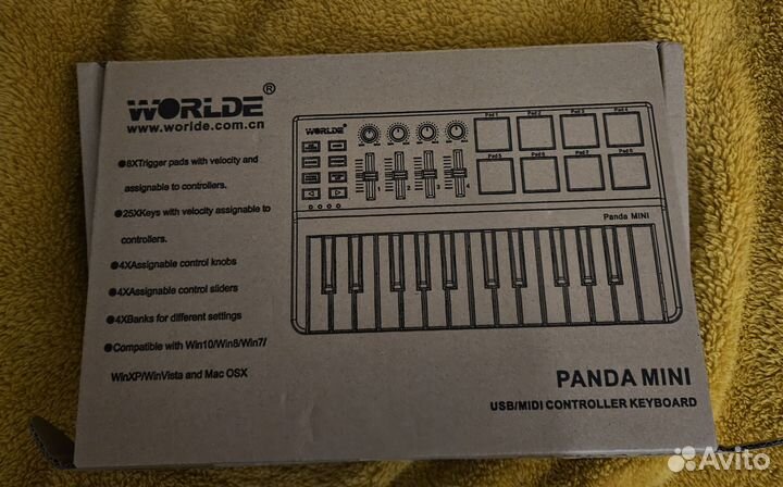 Миди клавиатура worlde panda mini