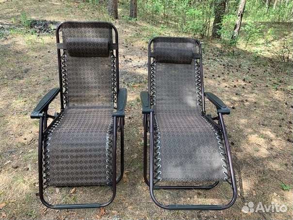Кресло шезлонг складное