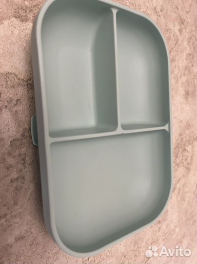 Тарелка детская силиконовая