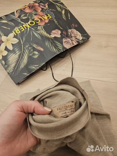 Falconeri водолазка новая оригинал кашемир 100%