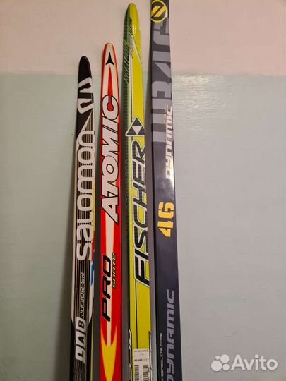 Беговые лыжи Atomic Salomon c креплениями