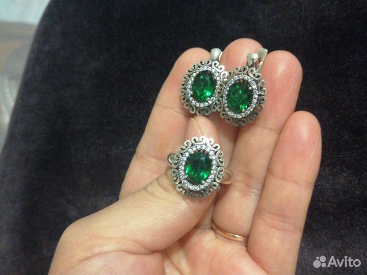 Серебряный комплект