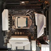 Asus rog strix z370-i gaming + i7 9700+ ssd 120gb