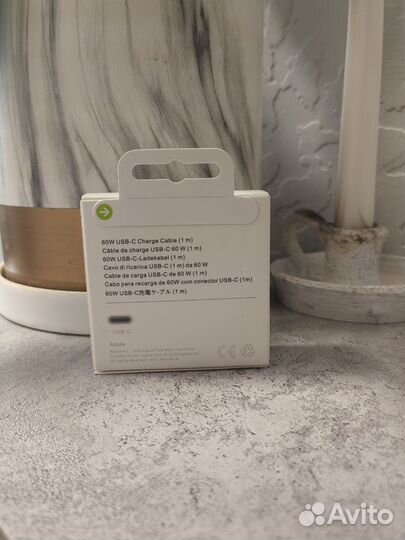 Кабель для iPhone с разъёмом USB-C/USB-C плетёный