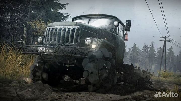Spintires: MudRunner American Wilds Nintendo Switch, русская версия, бу