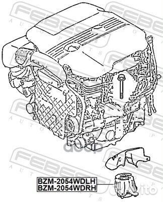 Подушка двигателя правая BZM-2054wdrh BZM-2054wdrh