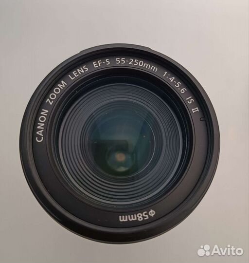 Объектив Canon EF-S 55-250mm F 4-5,6 IS II б/у