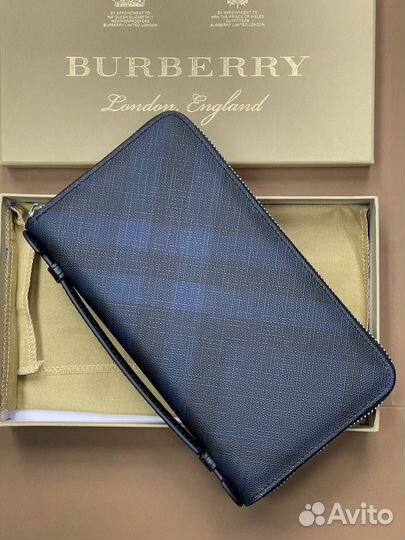 Мужской клатч Burberry 2 цвета