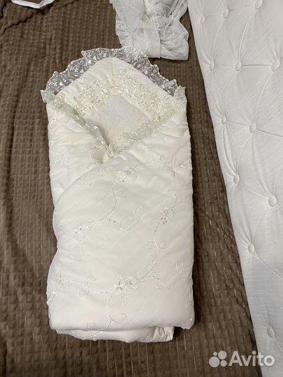 Конверт одеяло на выписку зимнее